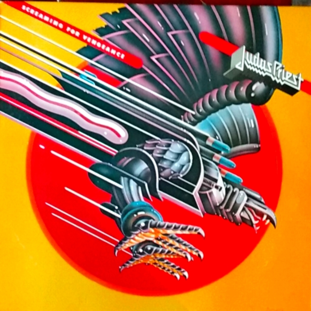 JUDAS PRIEST VINYL LP "SCREAMING FOR VENGEANCE" U.S.1982 CARROLLTON PRESSING